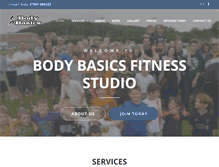 Tablet Screenshot of bodybasicsstudio.co.uk